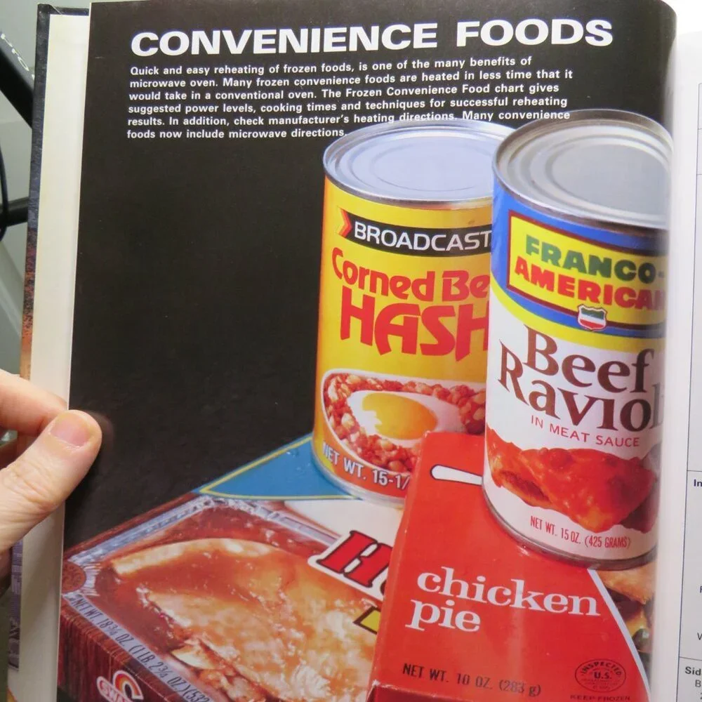 JCPenney Convection Microwave Oven Cookbook 1985 Hardback